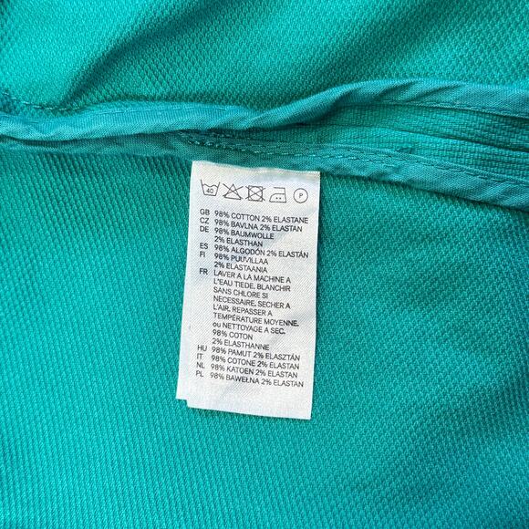 H&M; Divided Teal Double-Breasted Peacoat - Size 6 - Picture 11 of 11